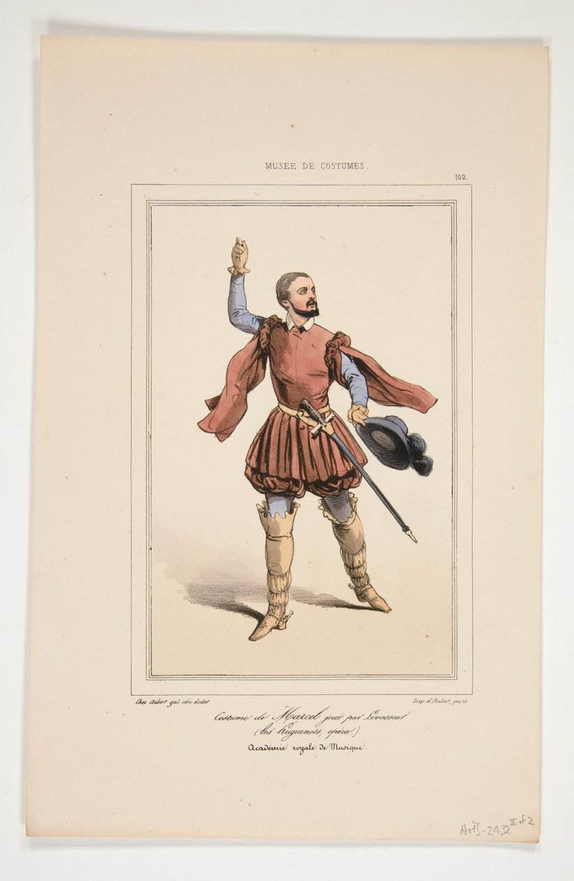 Costume de Marcel, joué par Levasseur. - Paul Gavarni