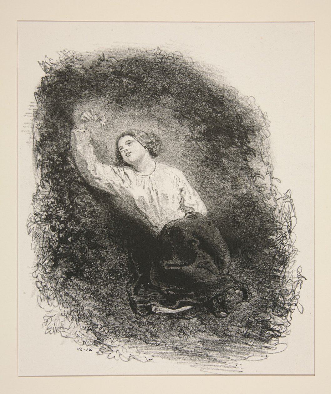 Fleur perdue - Paul Gavarni