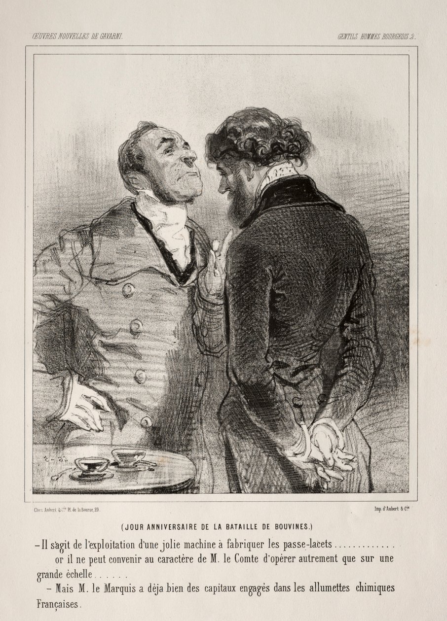 Gentils Hommes Bourgeois - Paul Gavarni