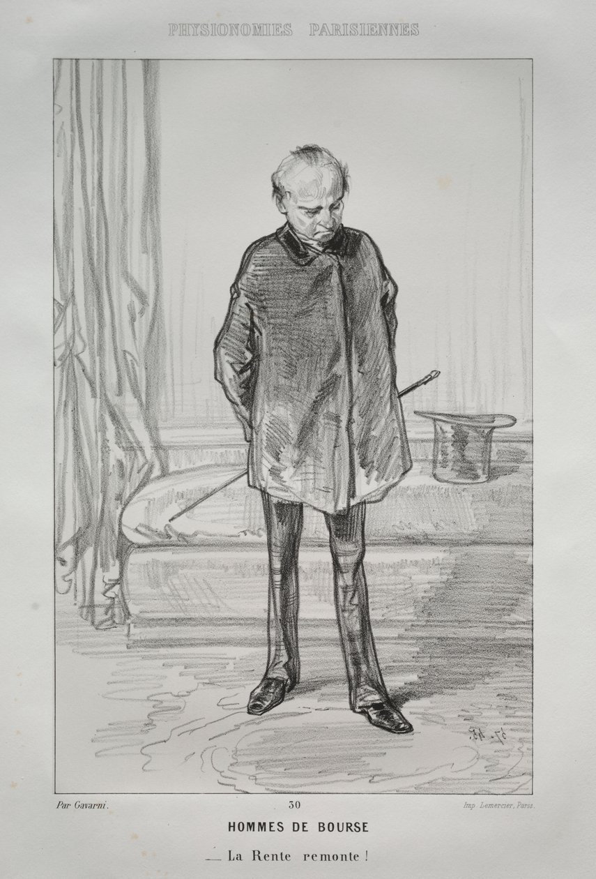 Hommes de Bourse - Paul Gavarni