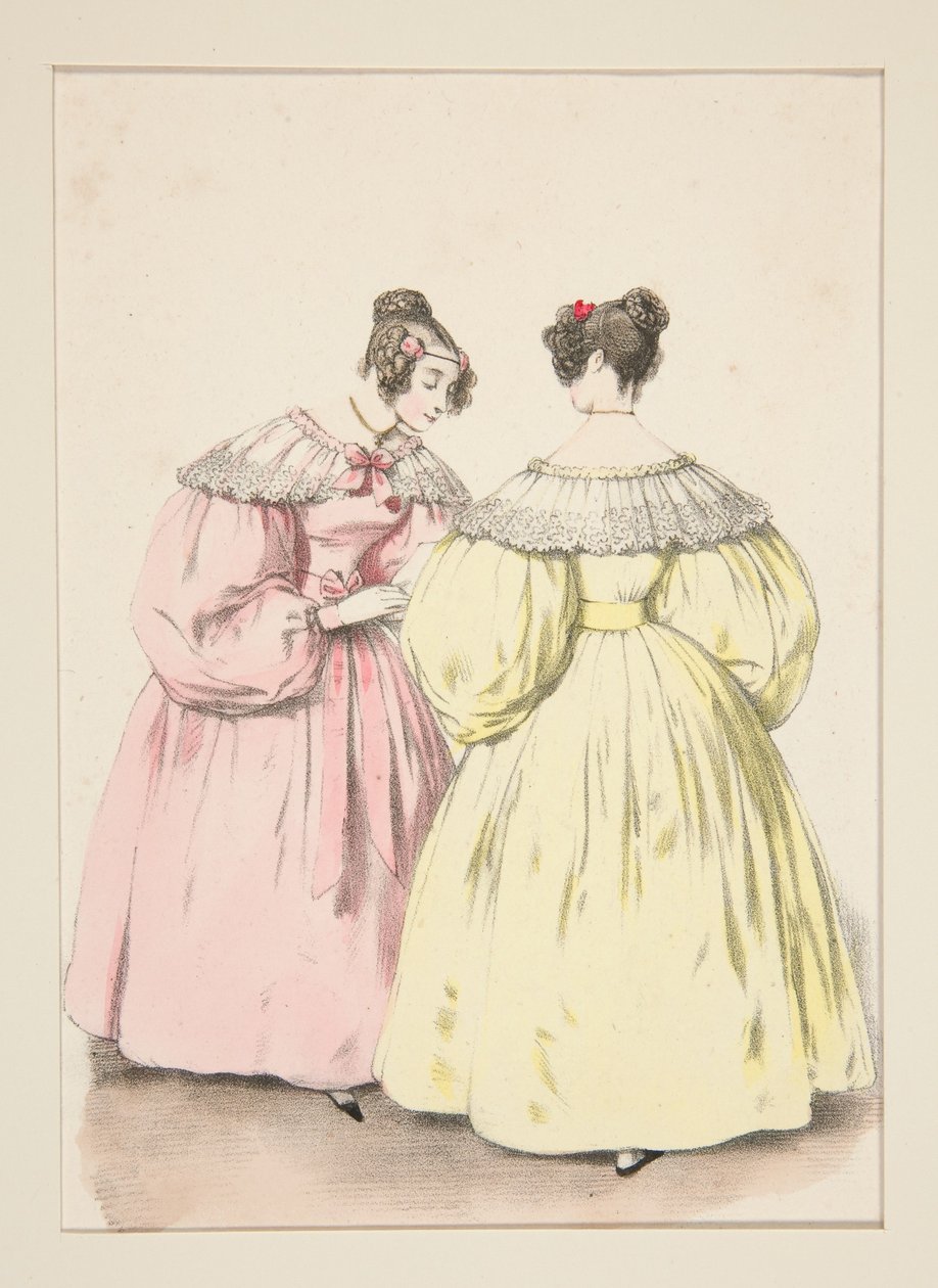 JANVIER 1836. - Robe de gaze-princesse,... - Paul Gavarni