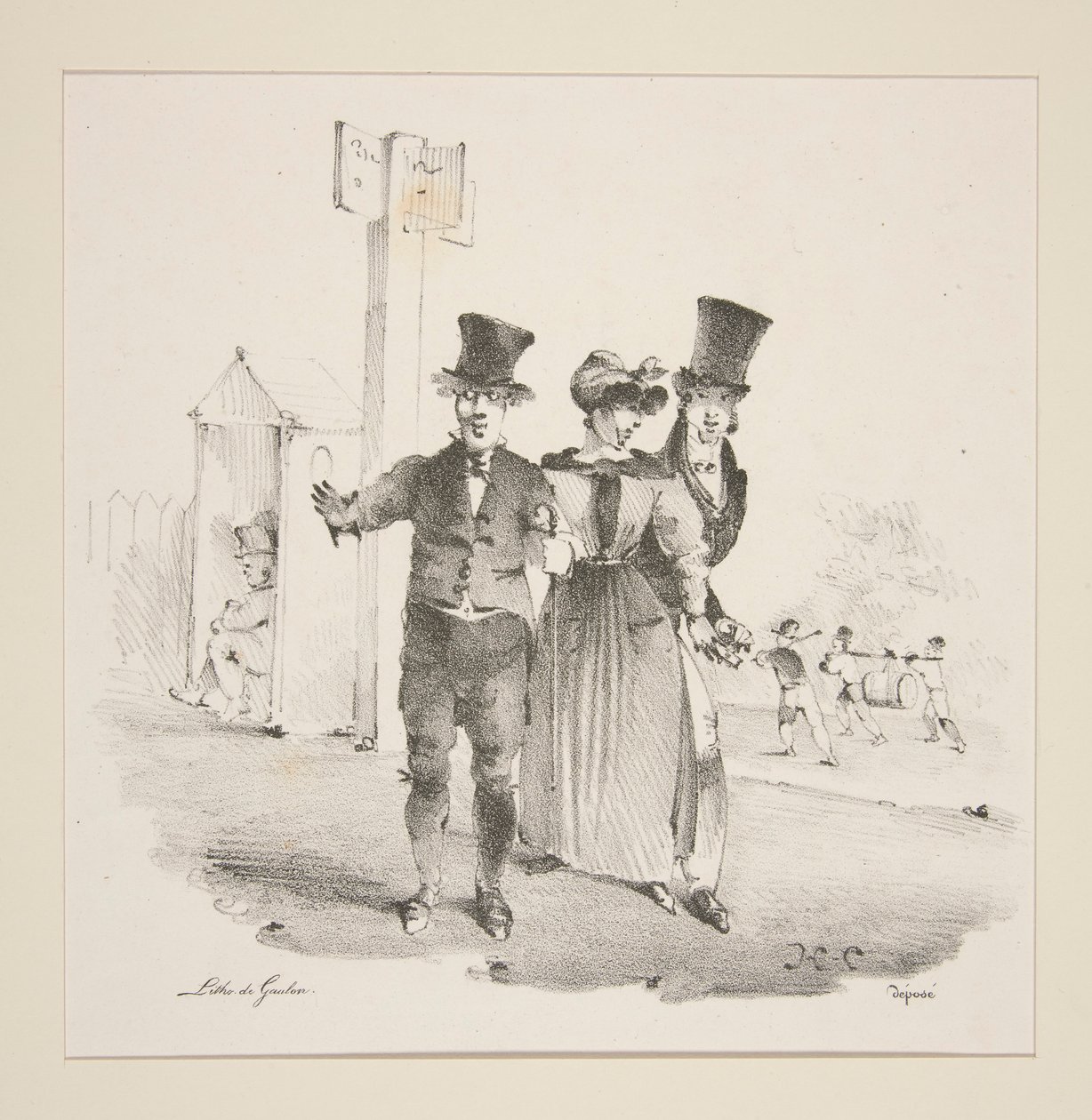 LES CONTREBANDIERS - Paul Gavarni