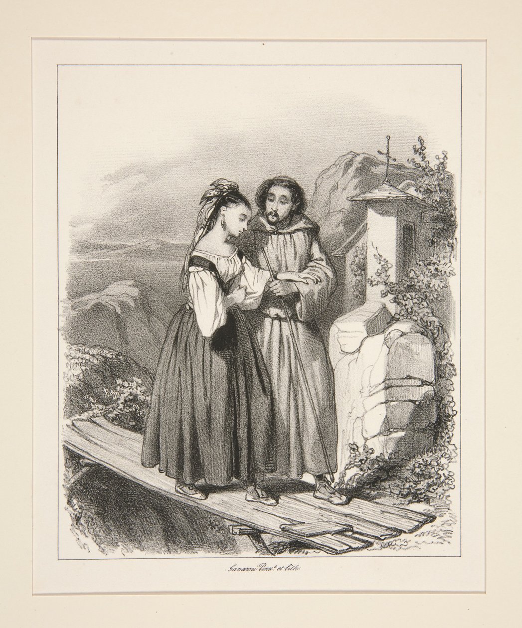 Le confesseur - Paul Gavarni