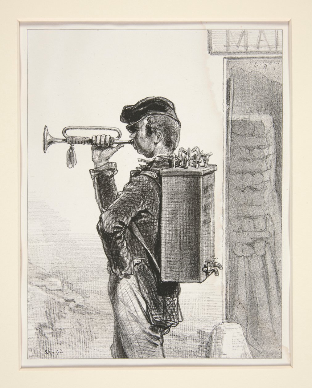 LE MARCHAND DE ROBINETS - Paul Gavarni