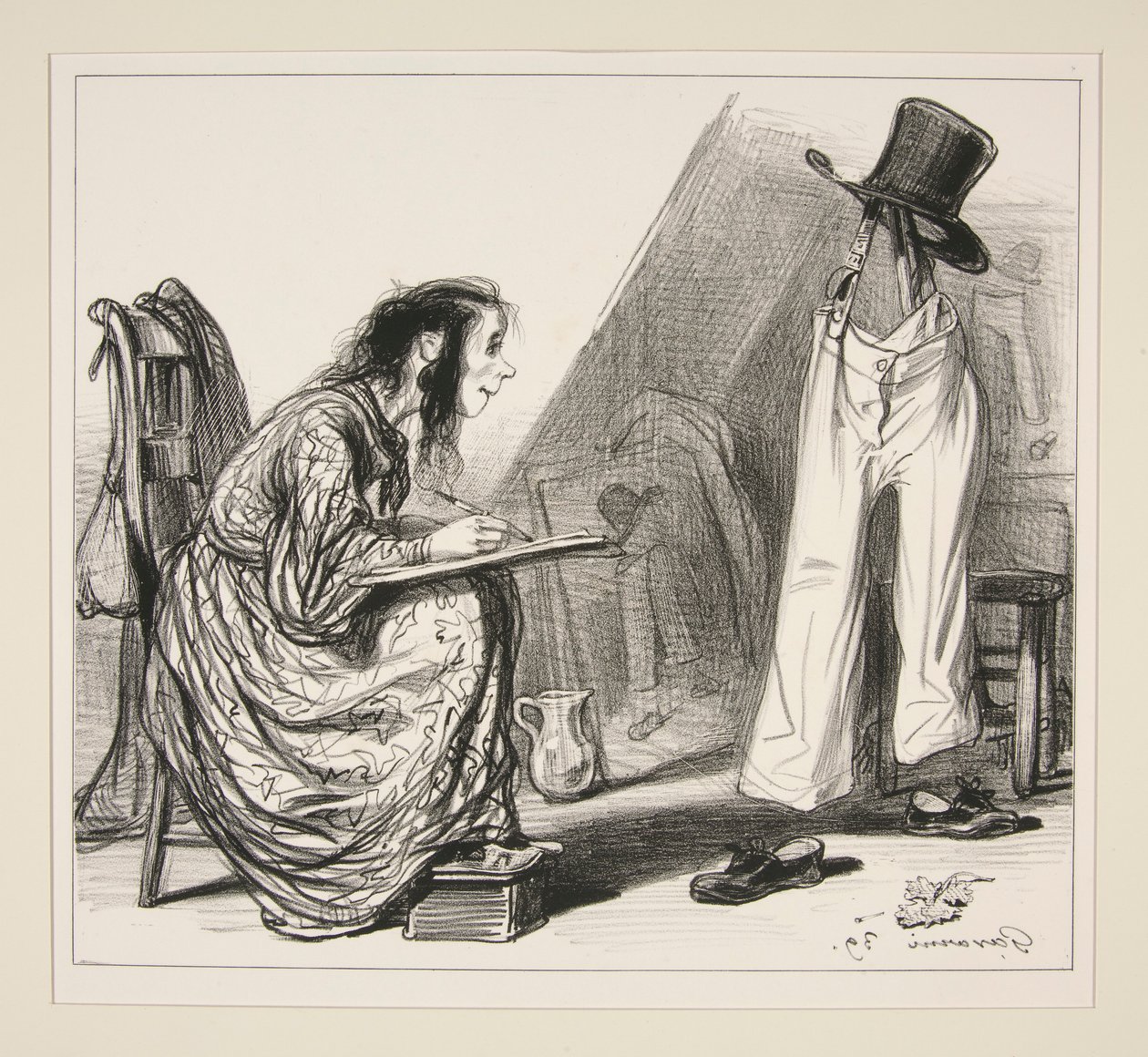 La Peinture - Paul Gavarni
