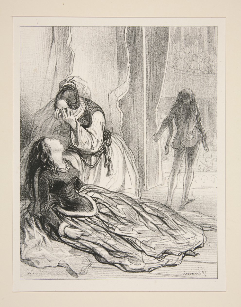 La Princesse : Ah ! Je me meurs... - Paul Gavarni