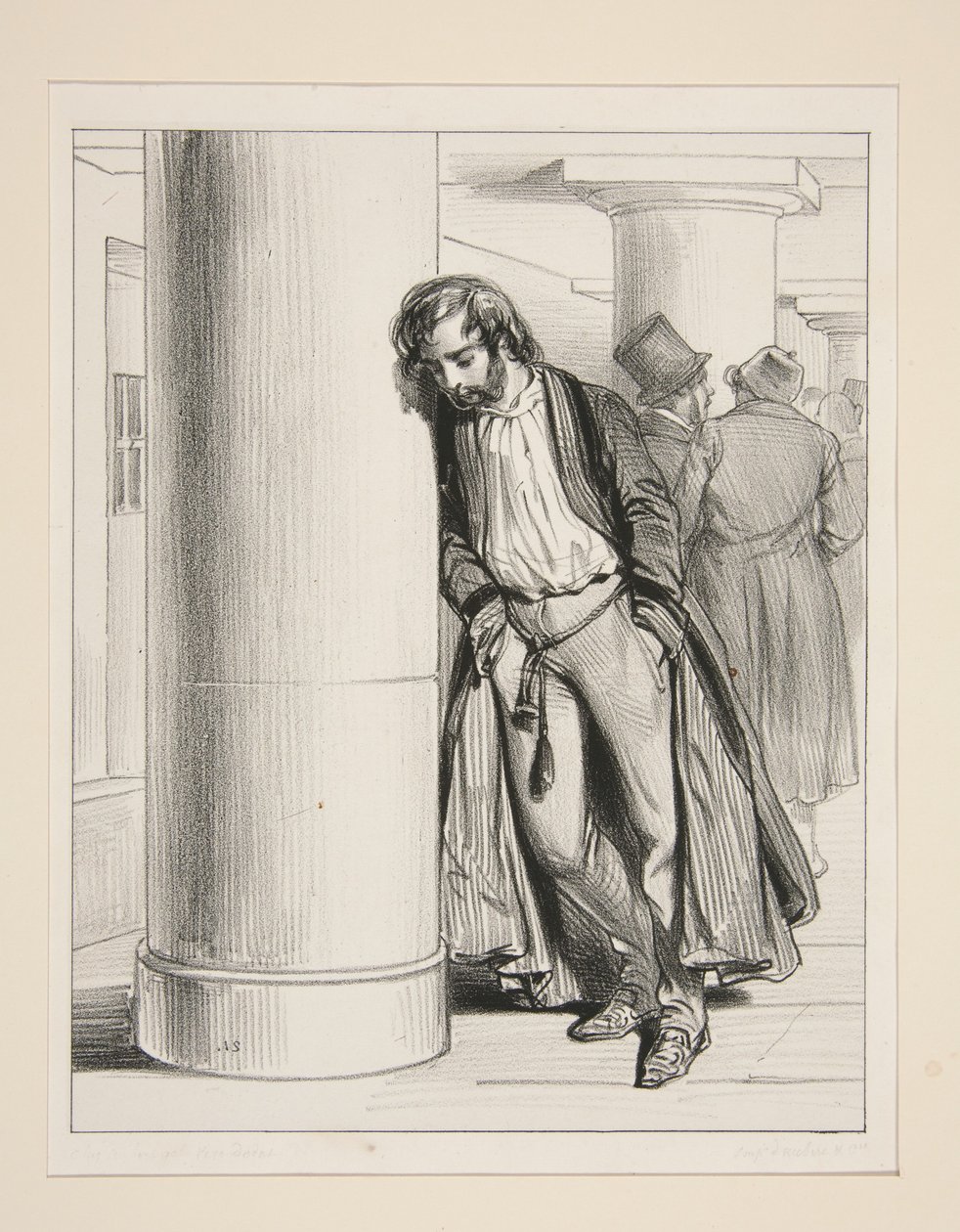 La prison pour dettes. - Paul Gavarni