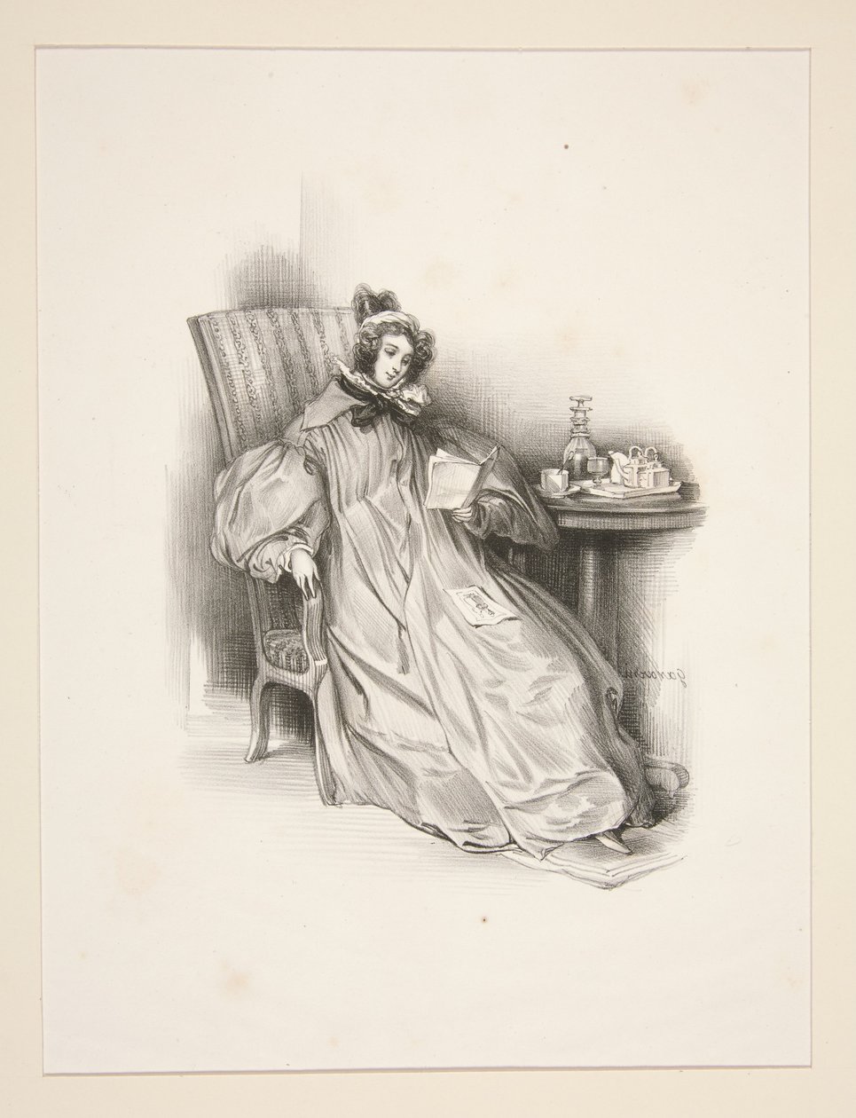 La robe de chambre - Paul Gavarni