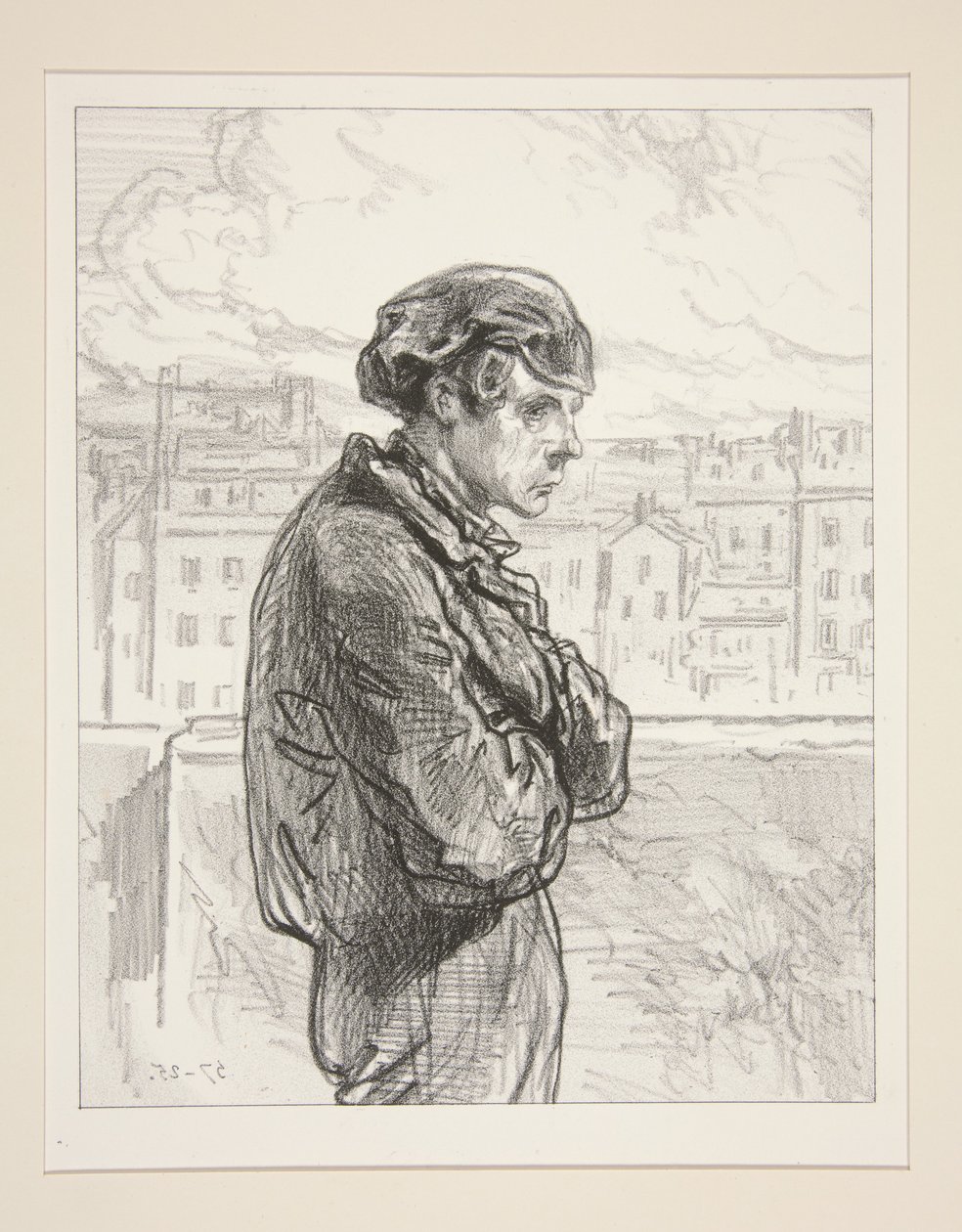 La chasse au mouchoir. - Paul Gavarni