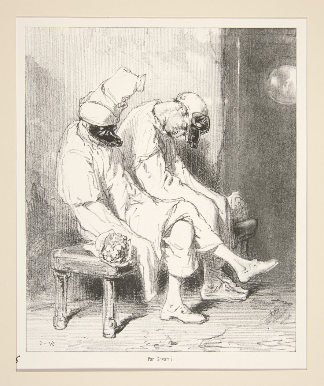 La faction aux bouquets. - Paul Gavarni