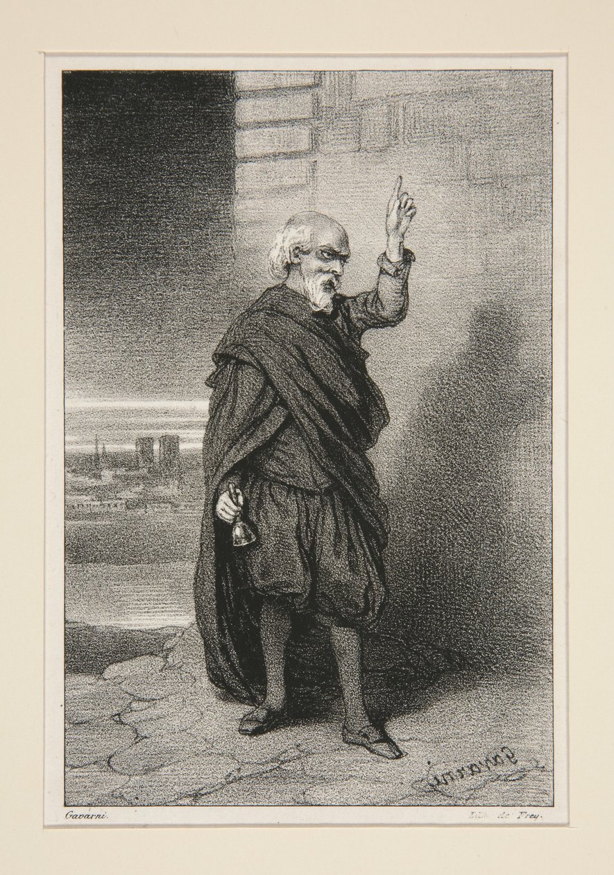 Le clocheteur des trépassés - Paul Gavarni