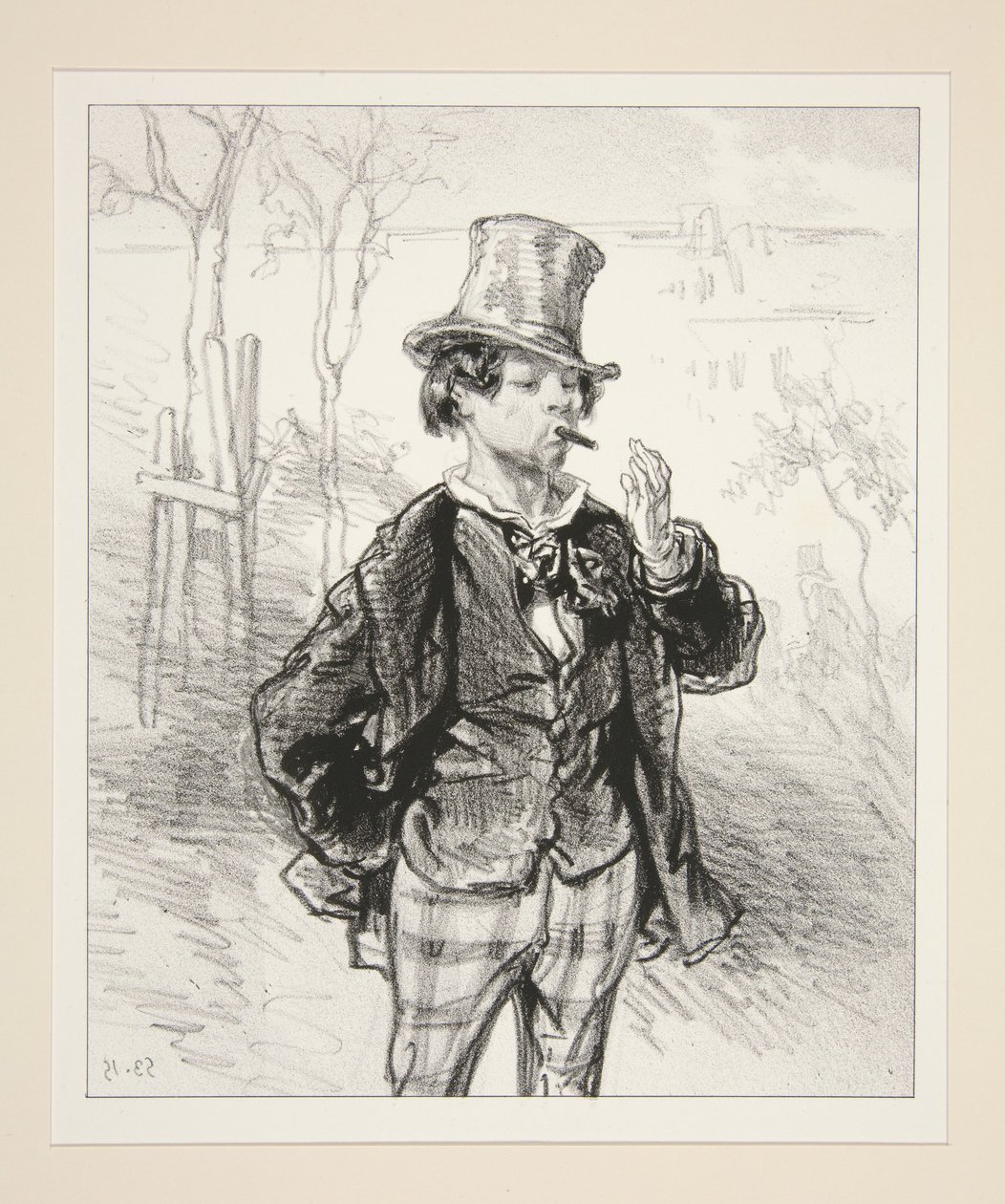Le Frère - Paul Gavarni