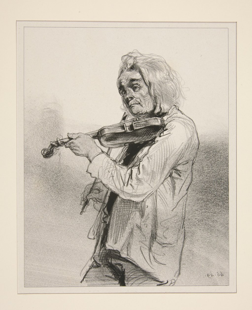 Le Ménétrier - Paul Gavarni