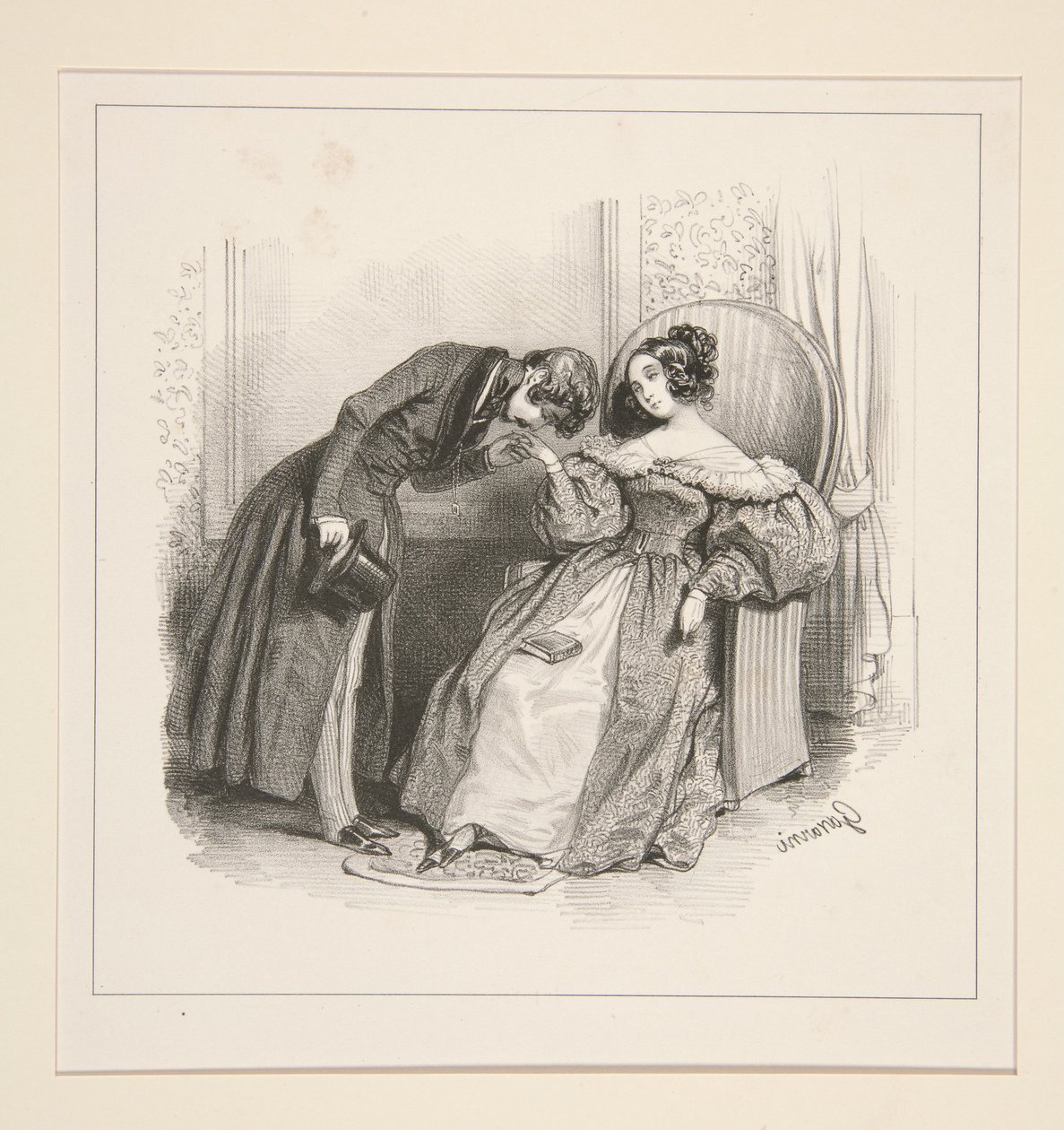 Le Petit Cousin - Paul Gavarni