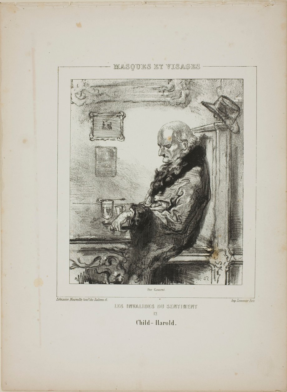 Les Invalides du Sentiment: Child-Harold - Paul Gavarni
