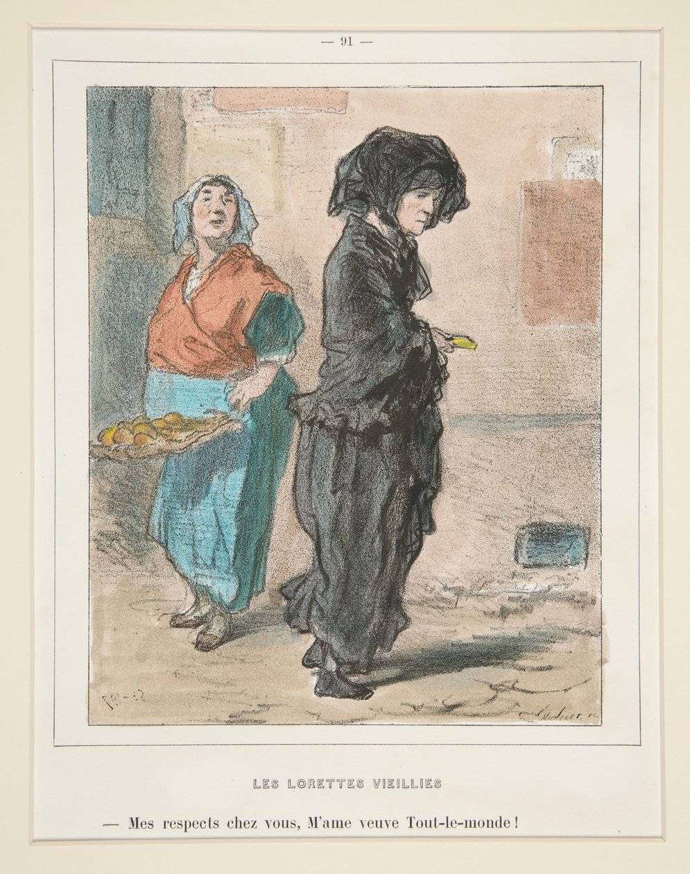 Les Lorettes vieillies - Paul Gavarni
