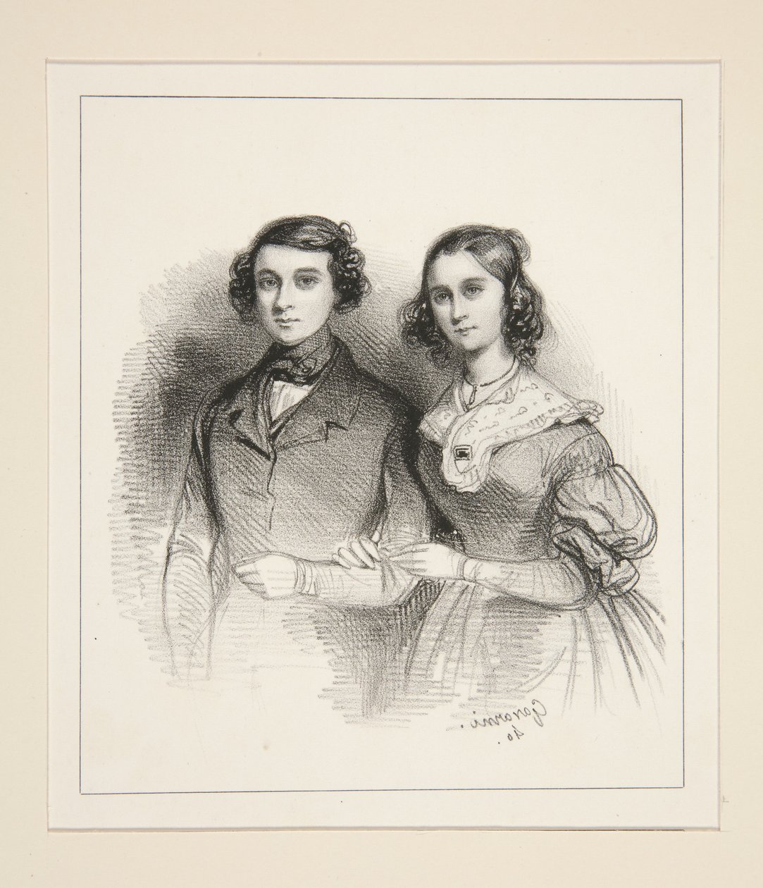 M. et Mme. Emile Taigny - Paul Gavarni