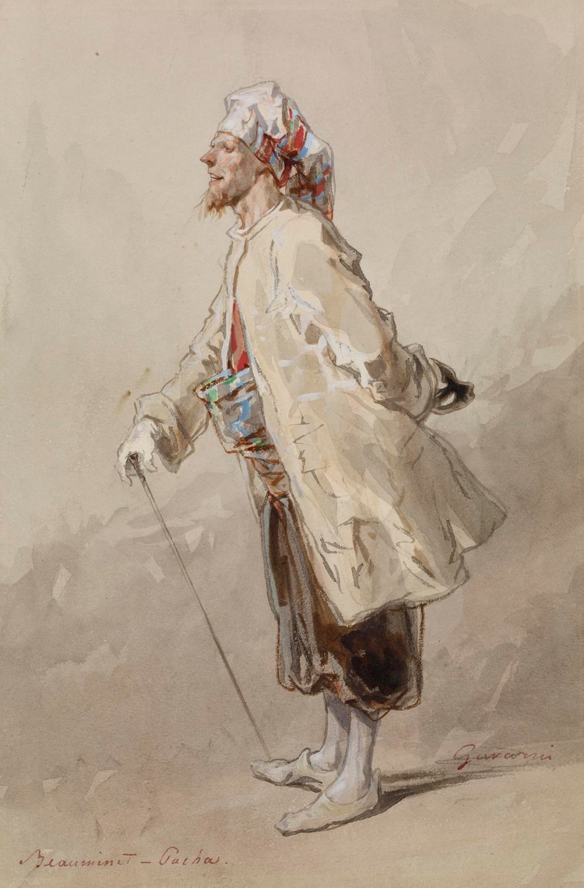 Homme en costume turc - Paul Gavarni