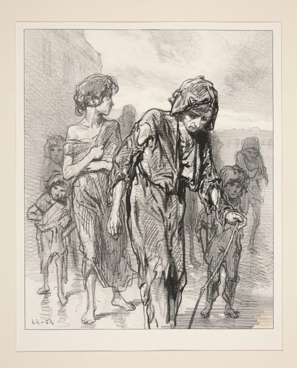 Misère et ses petits - Paul Gavarni