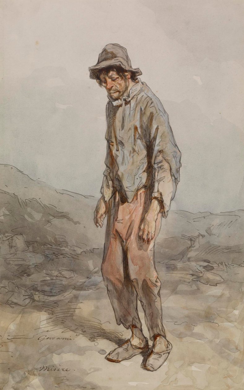 Misère - Paul Gavarni