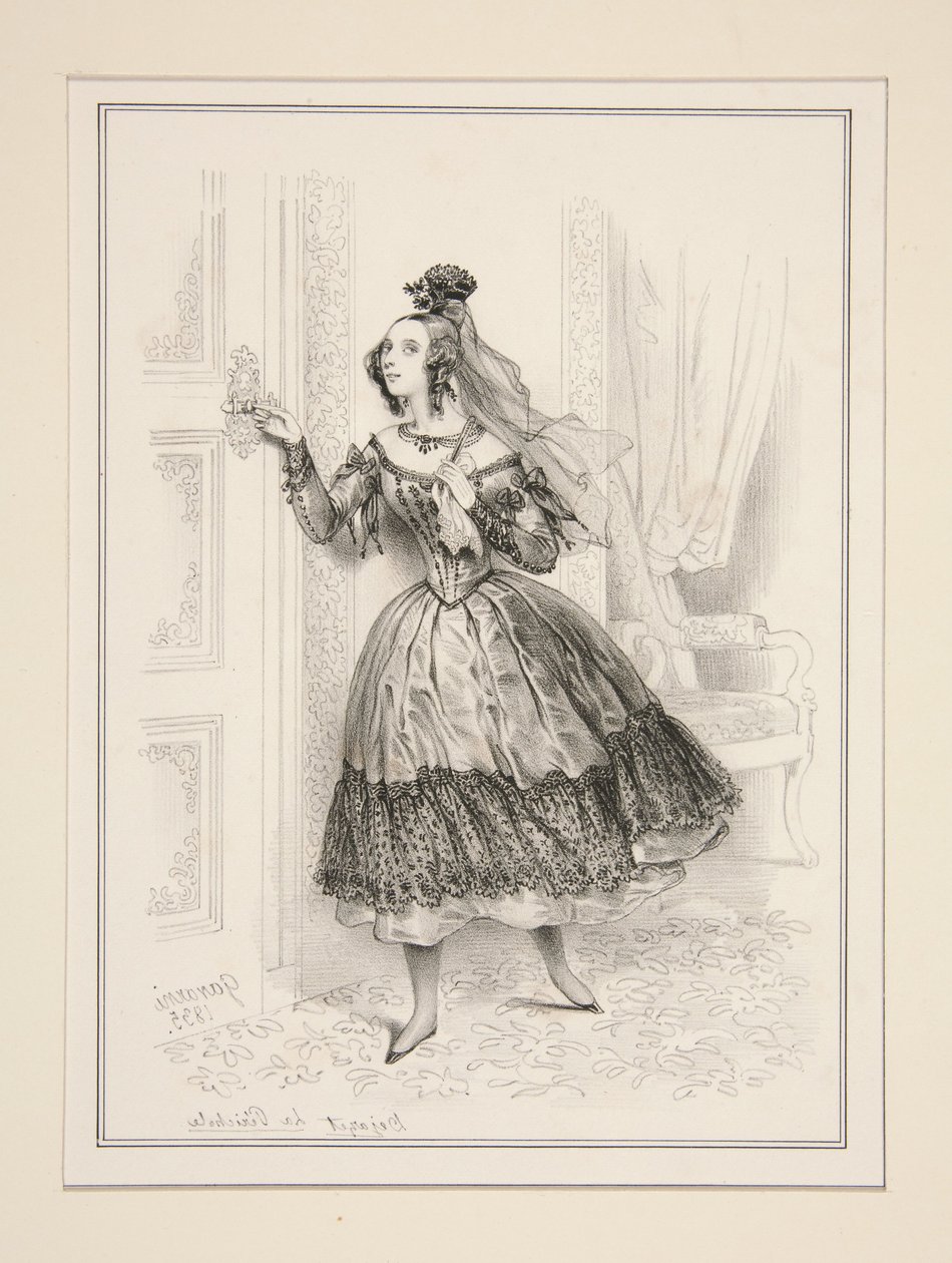 Mlle Dejazet - Paul Gavarni