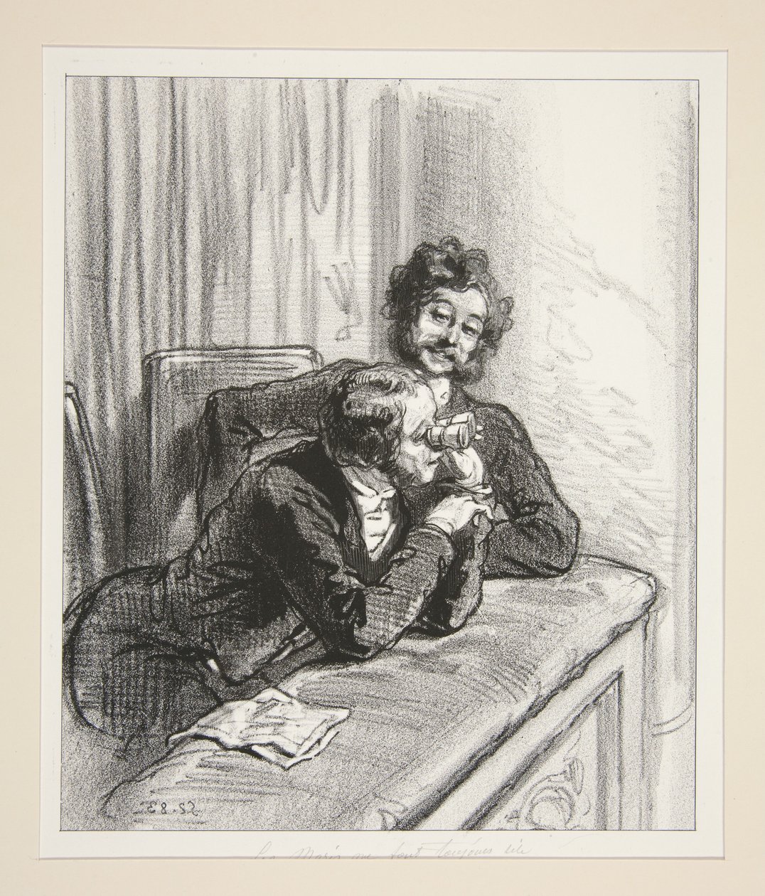 Mon cher, votre femme est charmante... - Paul Gavarni
