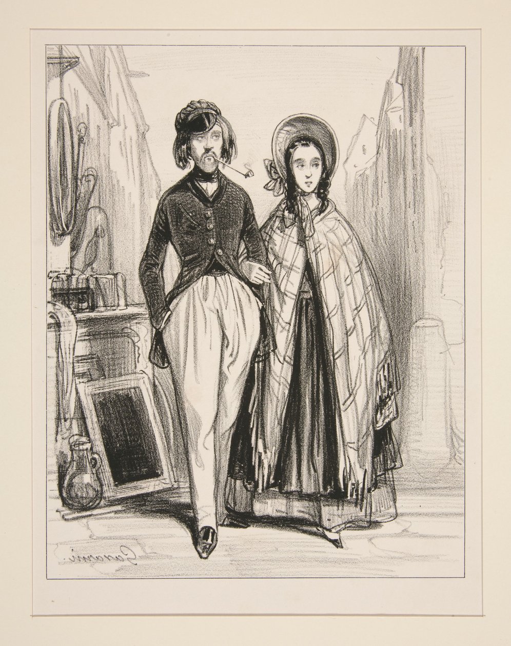 Monsieur et Madame Ernest... - Paul Gavarni