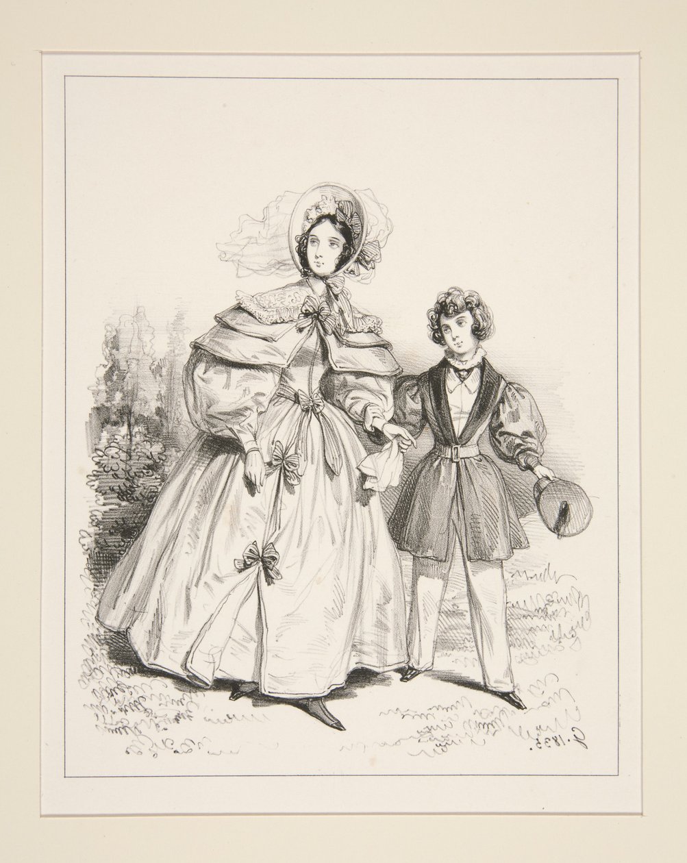 NÉGLIGÉ DU MATIN. 1835. - Paul Gavarni