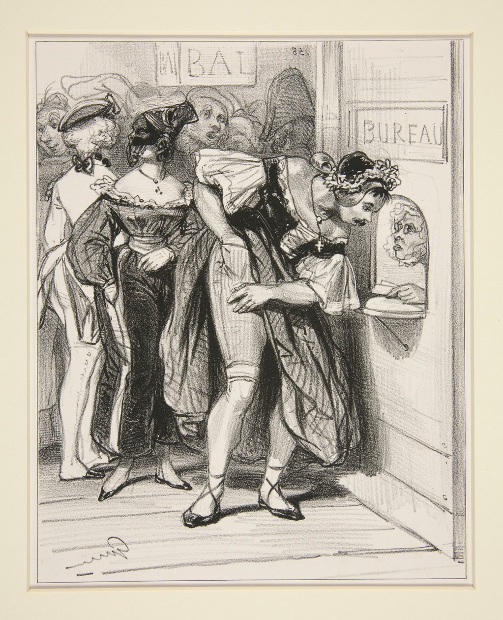 No 1 - Un cavalier et une dame... Quinze sous. - Paul Gavarni