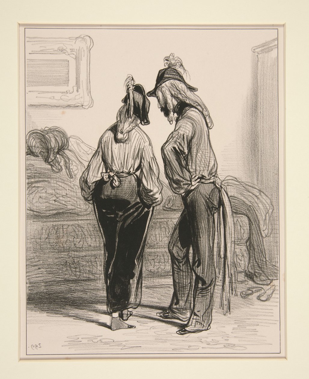 No. 34 - Et si Cornelie ne trouvait pas de voiture... - Paul Gavarni