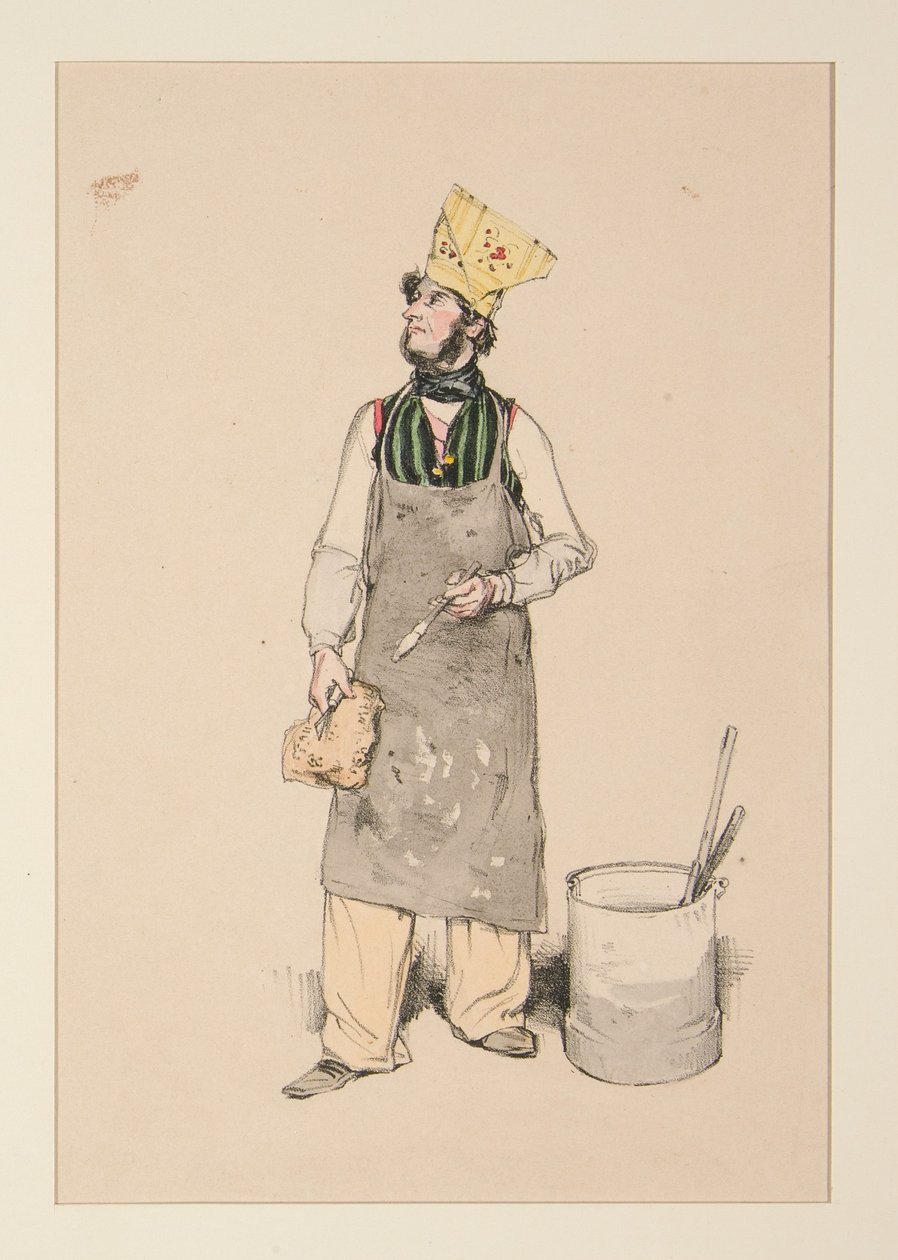Ouvrier peintre - Paul Gavarni
