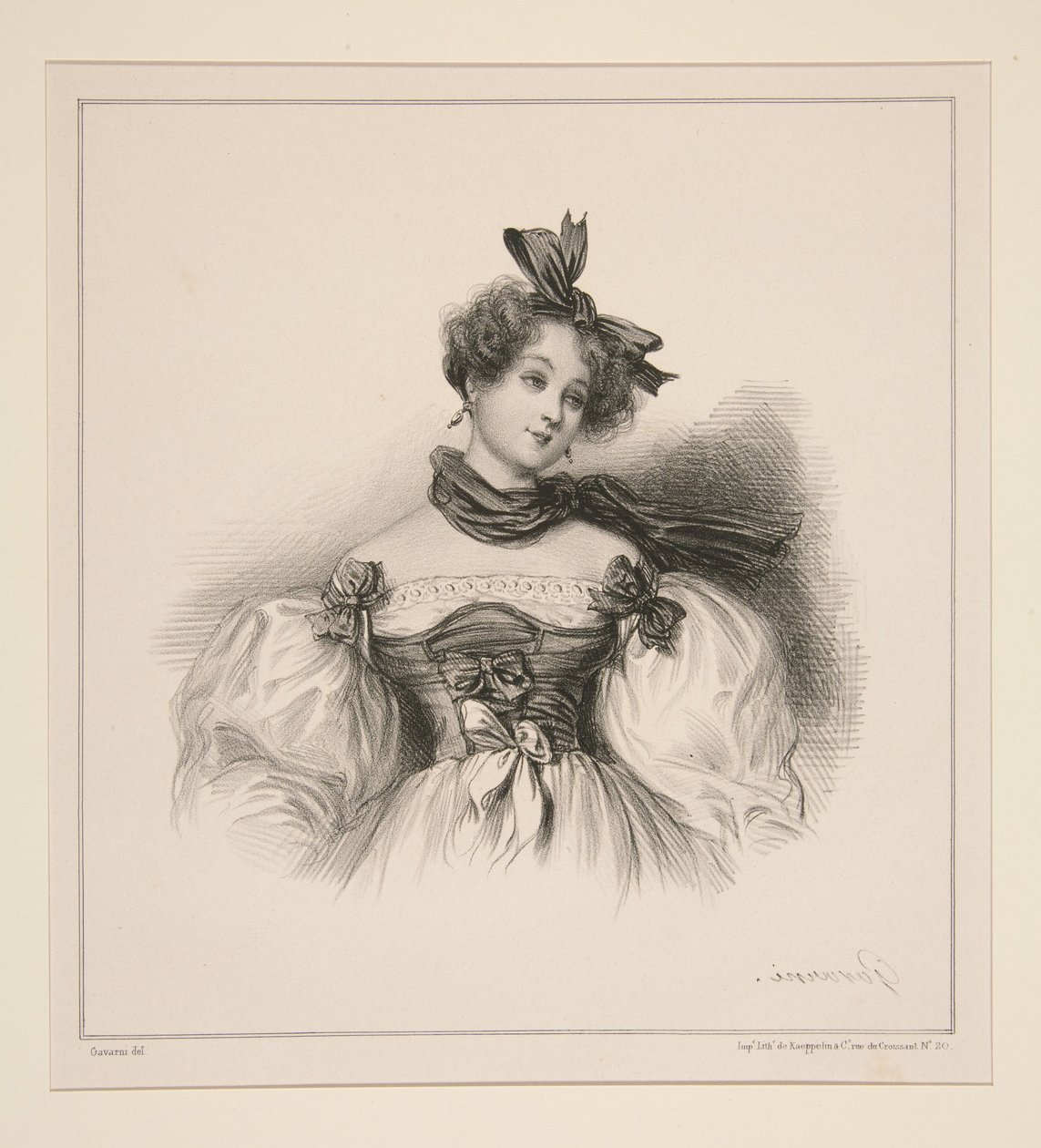 Paysanne de Rochersberg - Paul Gavarni