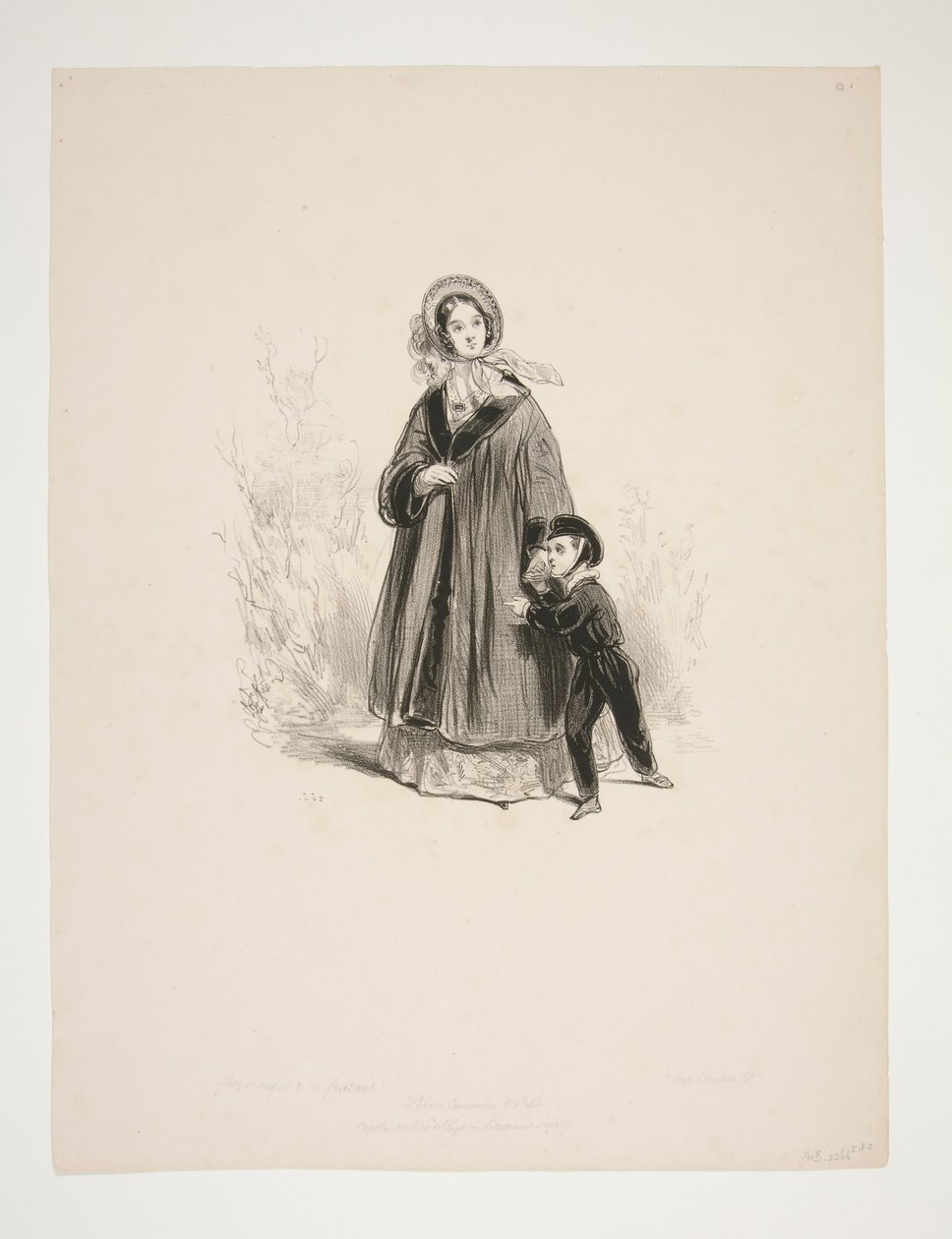 PÉLISSE DE CACHEMIRE (Delisle) - Paul Gavarni