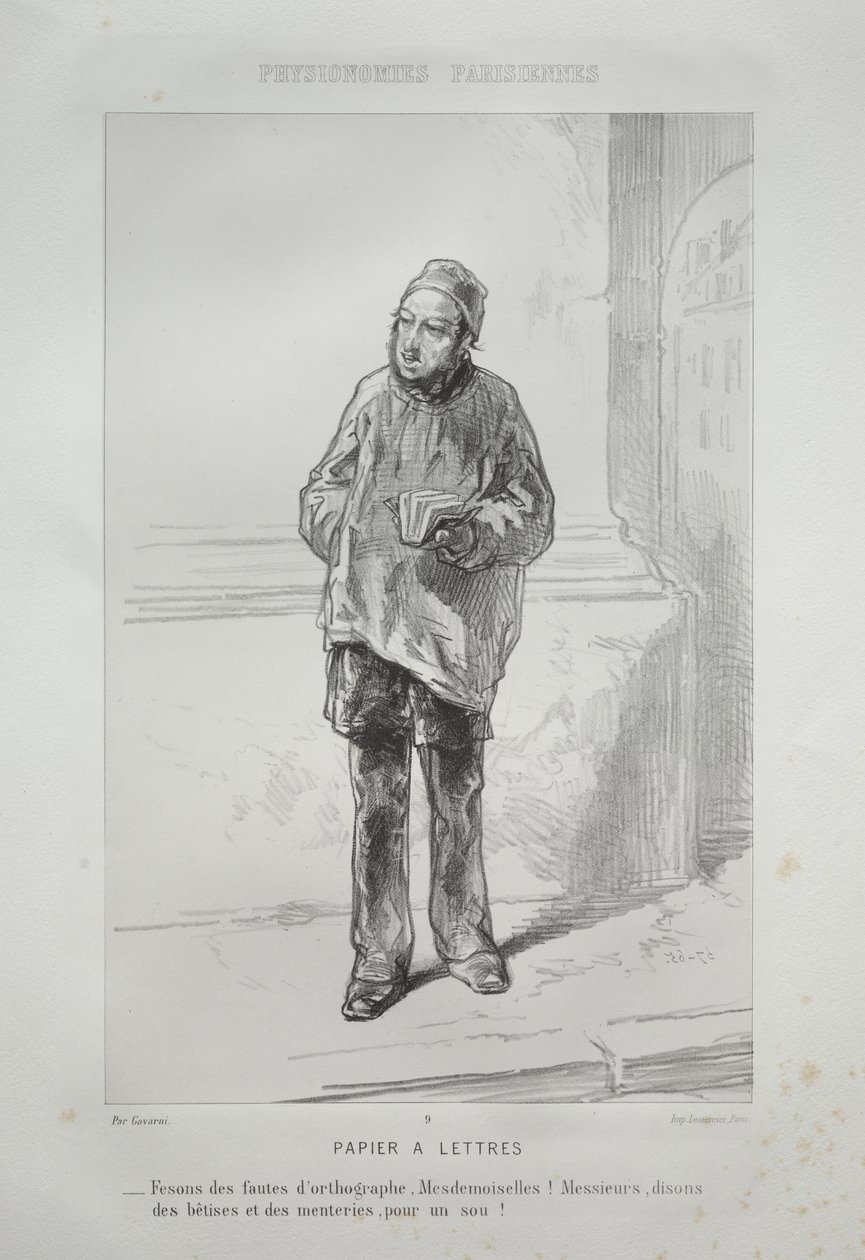 Papier à Lettres - Paul Gavarni