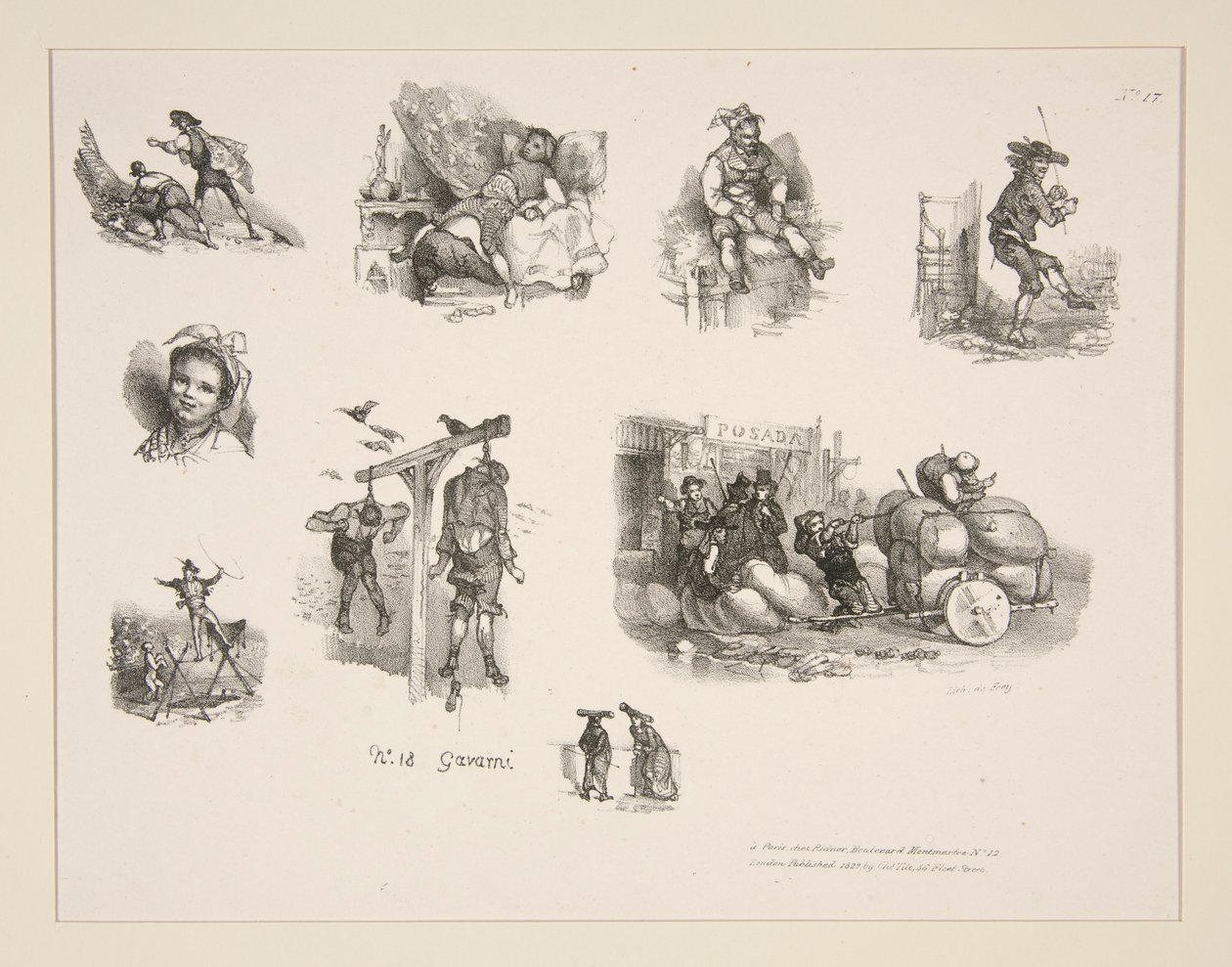 Petites figures XVII - Paul Gavarni