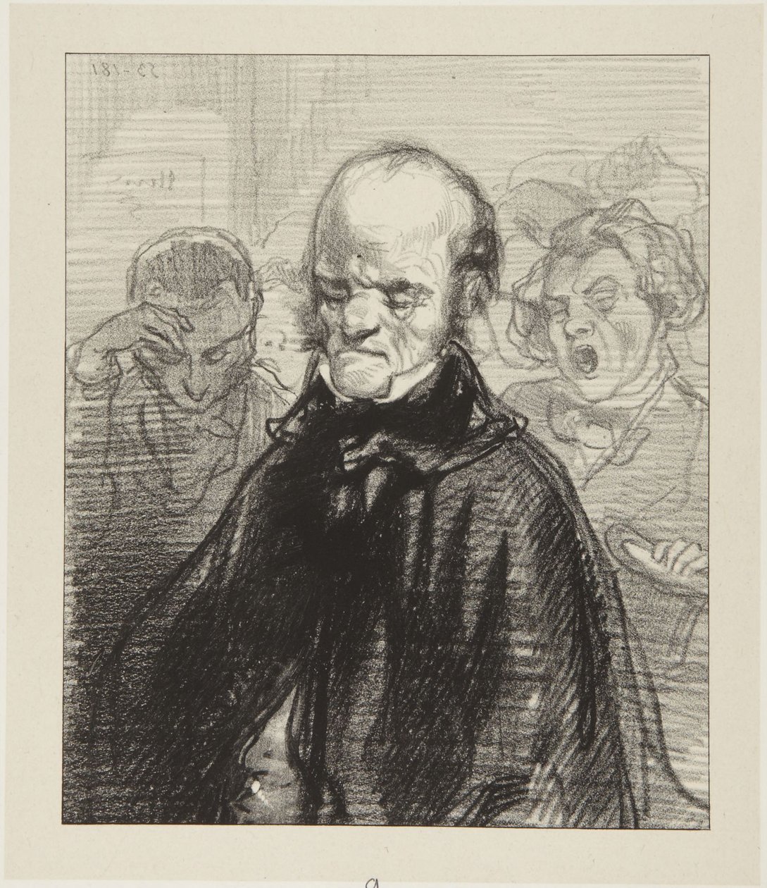 Piano: Plate 9: Le Morceau de ma Fille - Paul Gavarni