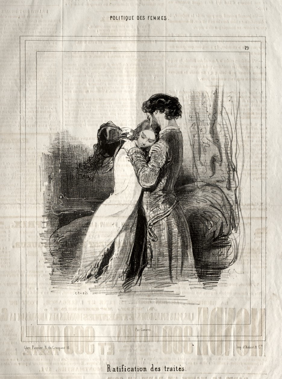 Politique des Femmes:  Ratification des traités - Paul Gavarni