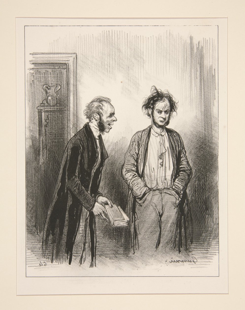 Protêt, assignation, signification de jugement par défaut... - Paul Gavarni