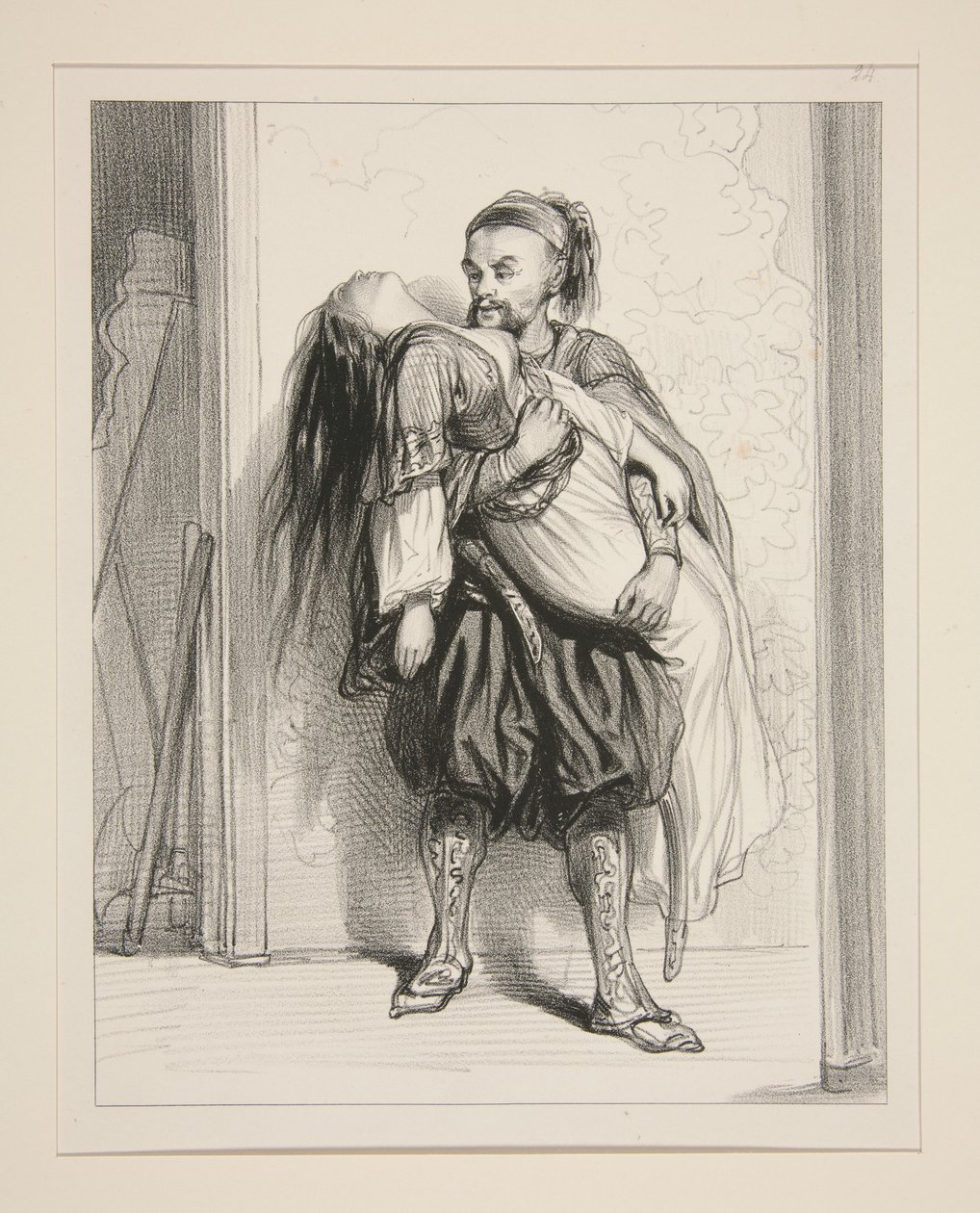 Quoi! jeune vierge du désert... - Paul Gavarni