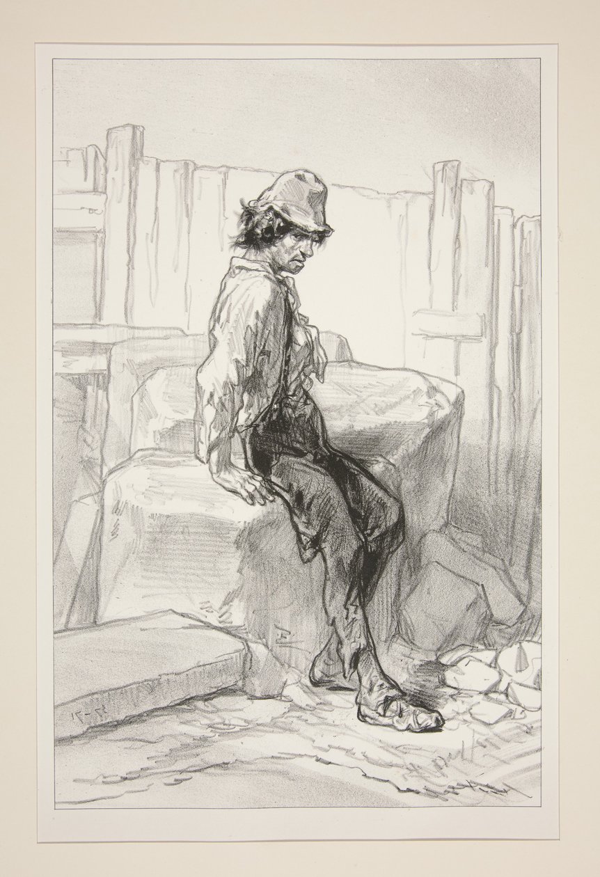 RODEURS "sans domicile". - Paul Gavarni