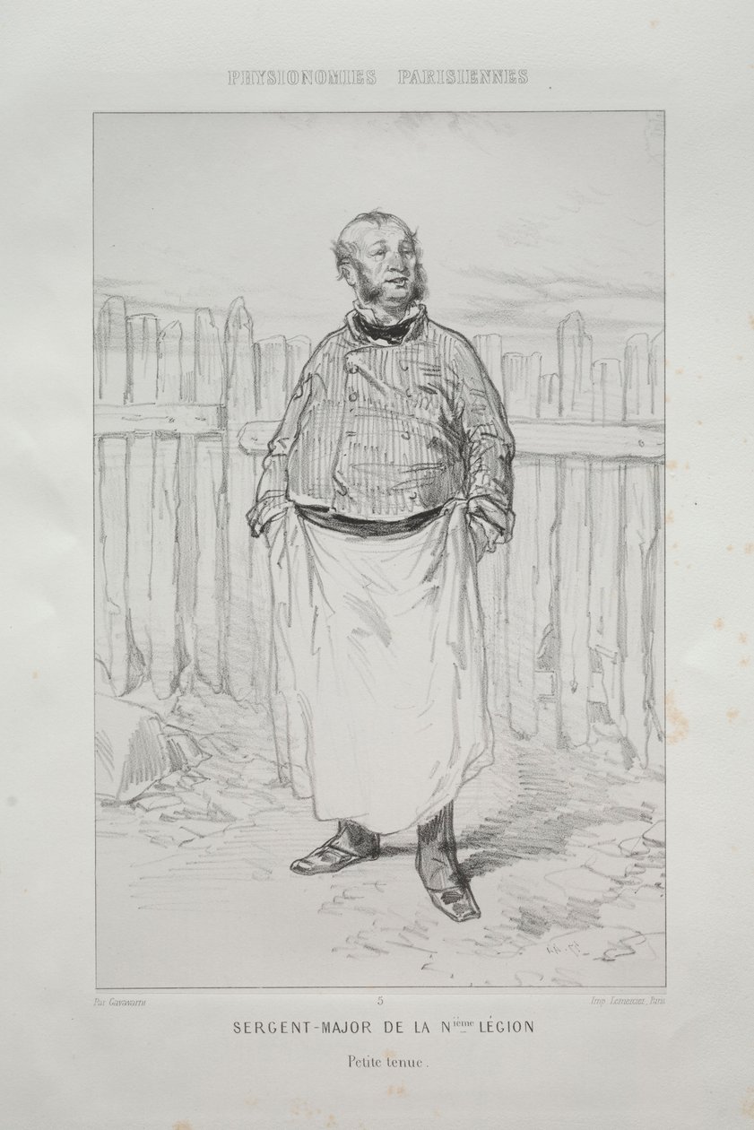 Sergent-Major de la Nième Légion - Paul Gavarni