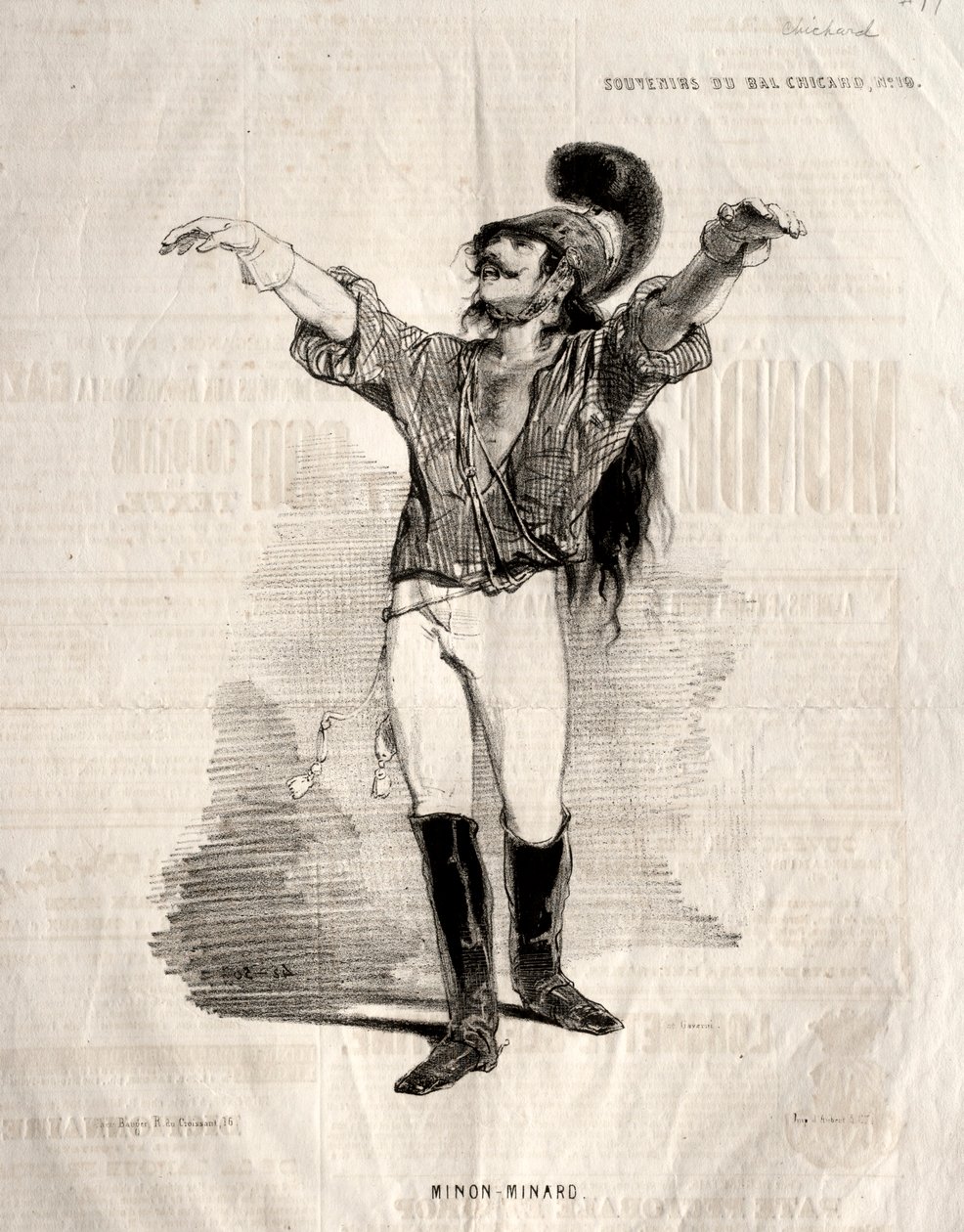 Souvenirs du Bal Chicard: Mignon-Minard - Paul Gavarni