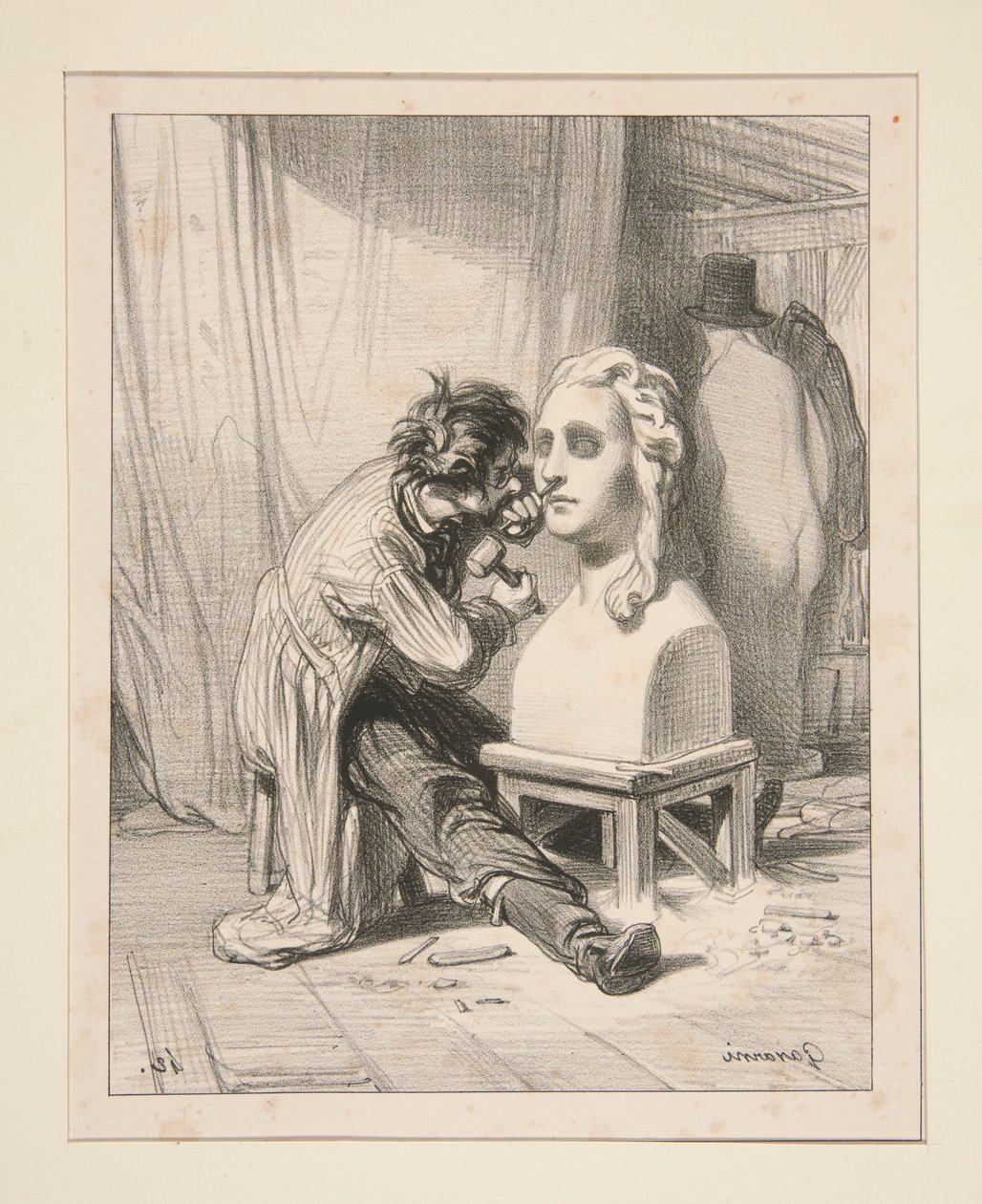Face à face. - Paul Gavarni