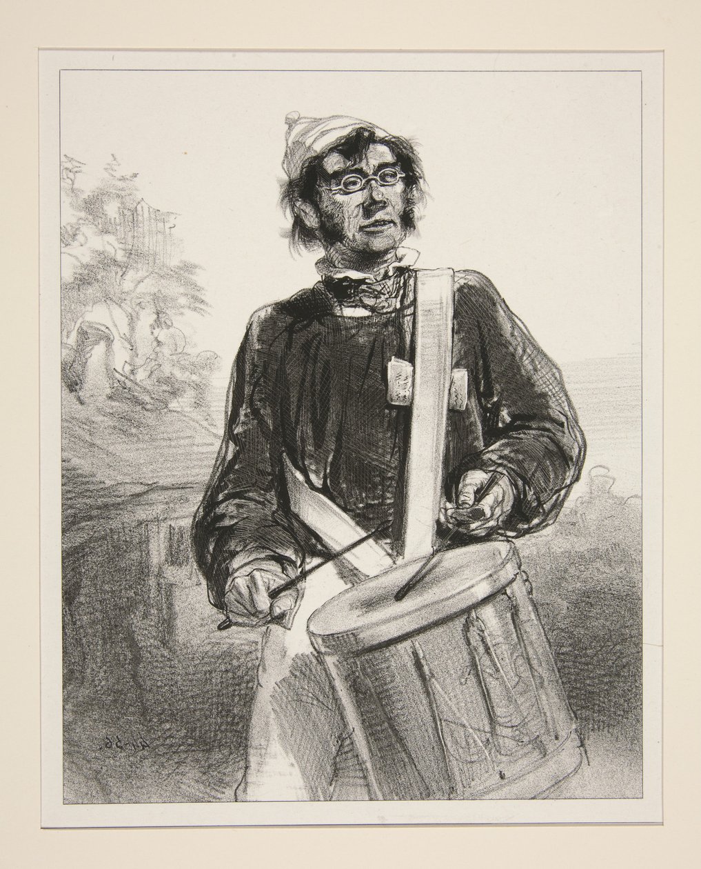 Tambour de Village. - Paul Gavarni