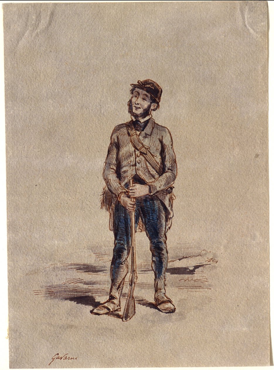 Le braconnier - Paul Gavarni