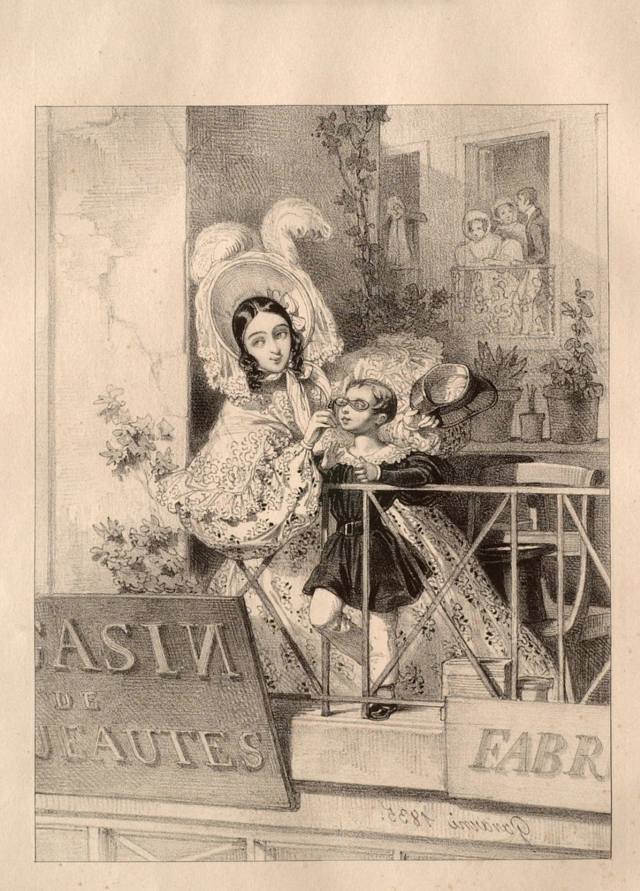Le cortège - Paul Gavarni