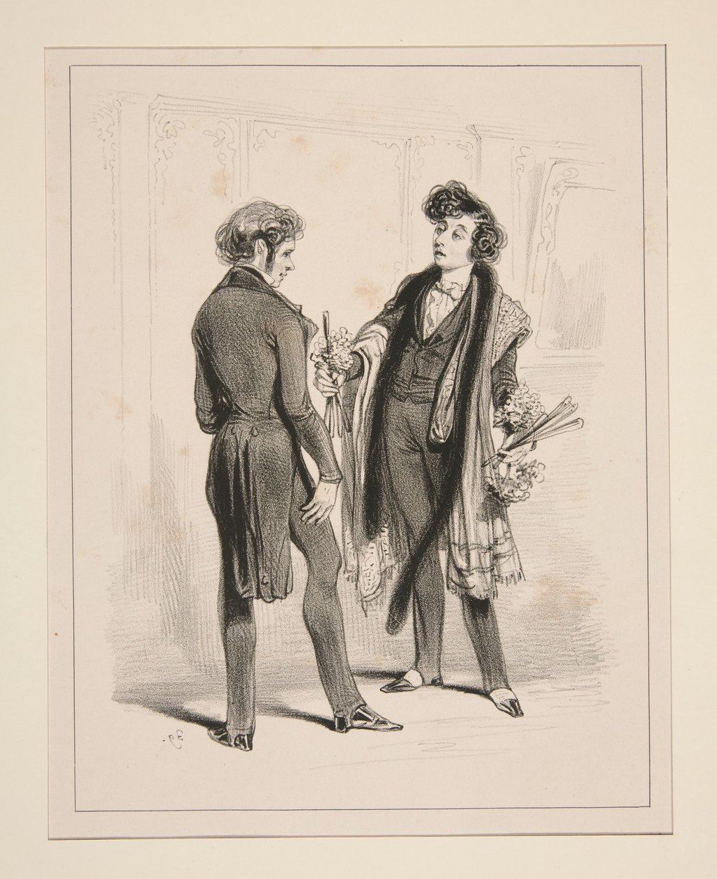 Théâtre du Vaudeville. Le Plastron... - Paul Gavarni