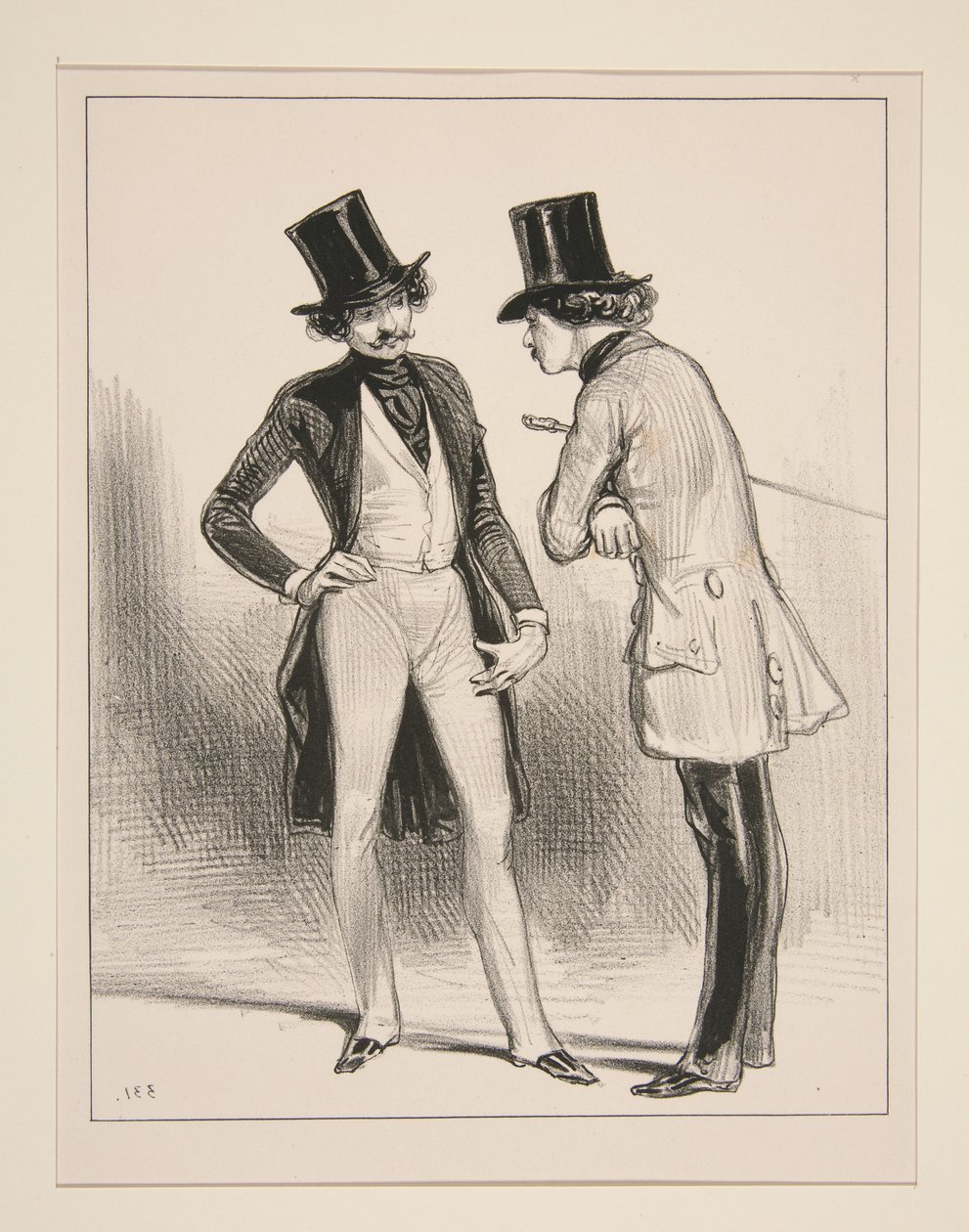 Tu sais bien que Maurice et Charles avaient toujours des histoires ensemble pour la petite Zelie... - Paul Gavarni