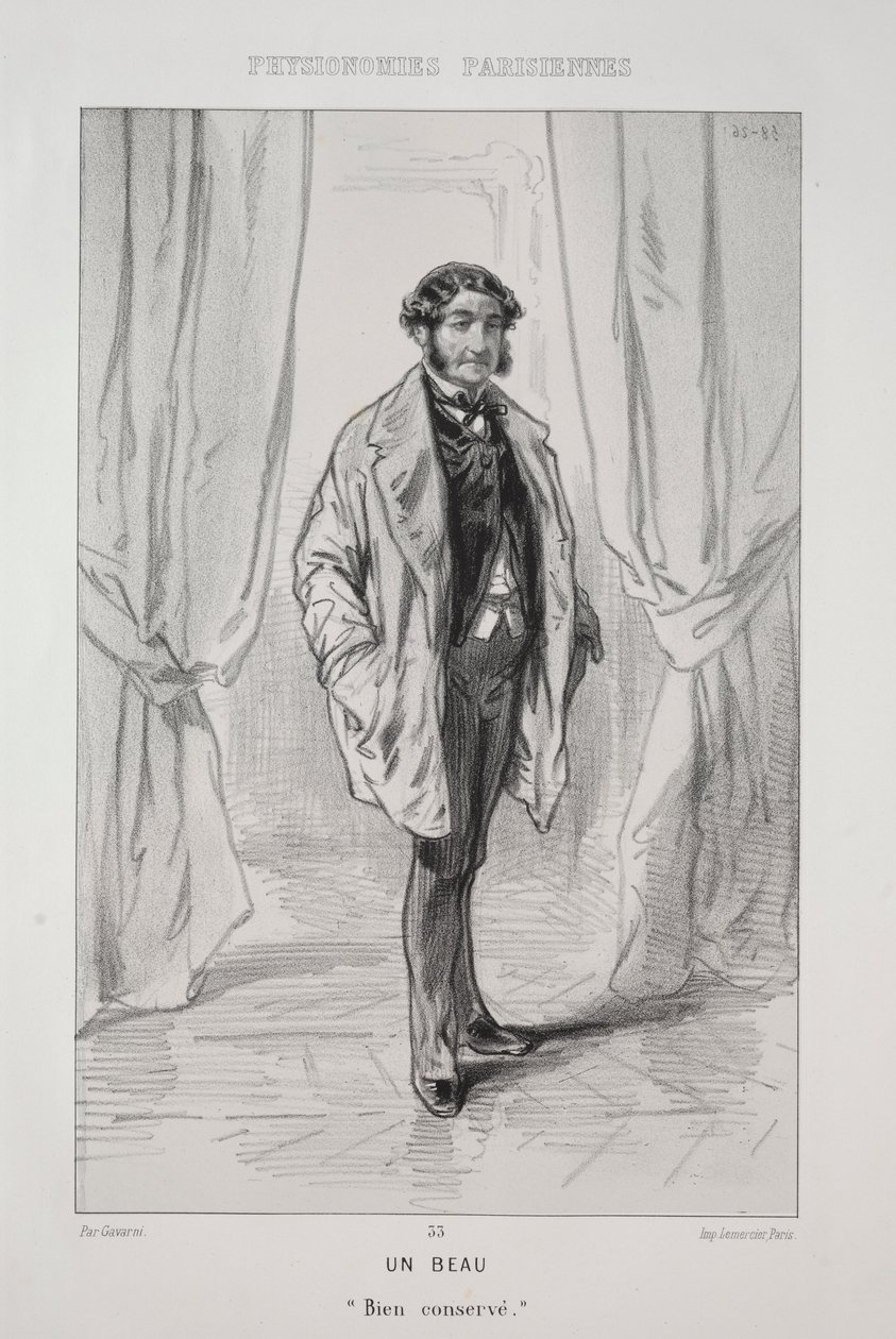 Un Beau - Paul Gavarni