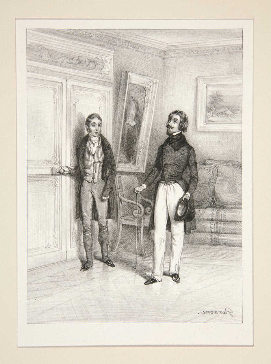 Une fausse démarche. Page 335. - Paul Gavarni